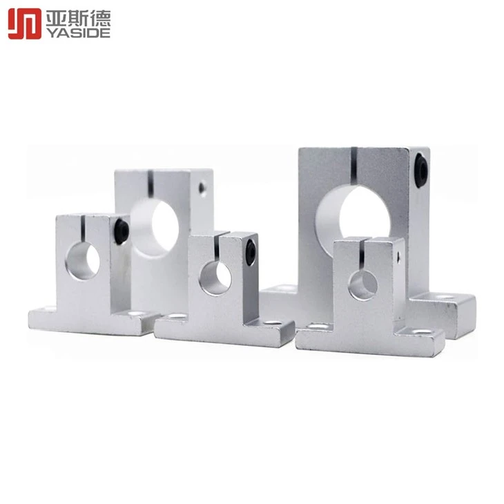 CNC Aluminum Linear Shaft Support Parts